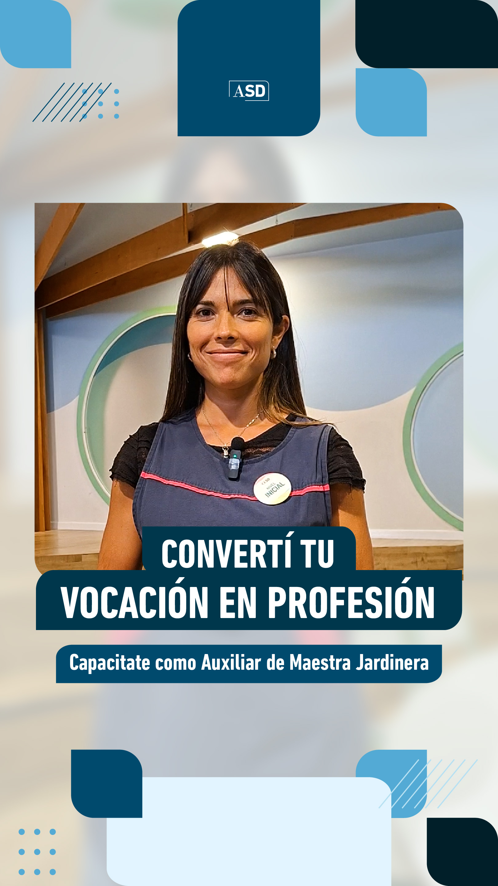 Auxiliar de maestra jardinera